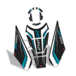 Nalepnice rezervoara TANK PAD CF MOTO 250SR tirkizno carbon (20-24) GP KOMPOZIT - Slika 2