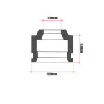 Teflon ventila Kymco/ Honda Athena - Slika 2