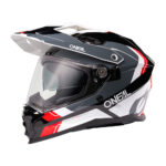 Kaciga ONEAL Enduro DSRS NOMAD crno belo crvena L - Slika 3