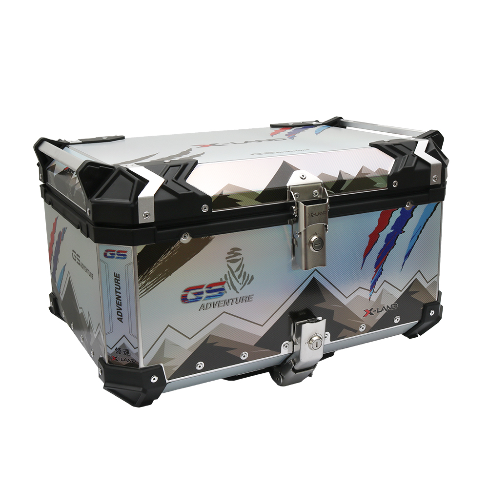 Centralni kofer X-LAND ALU sivi ADVENTURE 65L