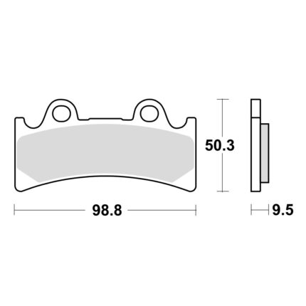 Disk pločice za motocikle TRW MCB656SV ( SINTER )