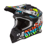 Kaciga ONEAL Cross 2SRS RANCID crno bela