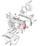 Dihtung bloka srednji Tomos CTX80 E90 - Slika 2