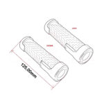 Gume ručke Domino dugačke crne par RMS dužina 125 mm zatvorene - Slika 2