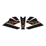Nalepnice rezervoara TANK PAD CF MOTO 250NK/ 300NK (23-24) narandžaste GP KOMPOZIT