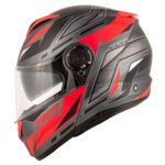 Kaciga Kappa KV32F STRONG titanium red Flip up XL - Slika 3
