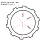 Lamele TRW MCC314-8 set - Slika 2