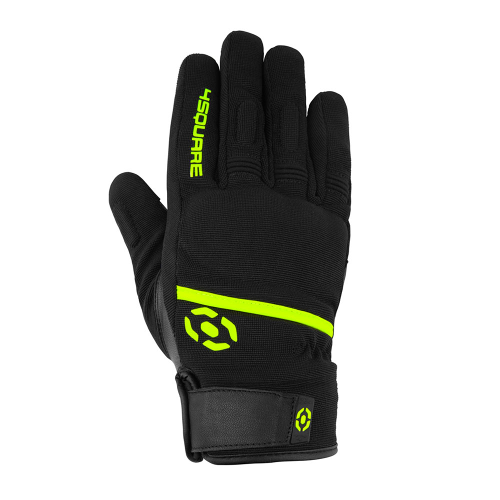 Rukavice NOX 4 SQUARE STRIKER BLACK YELLOW 2XL