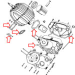 Komplet dihtunga Tomos E90 or - Slika 2