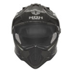 Kaciga NOX Enduro sa vizirom N312 VAPOR mat crno titanium M - Slika 2