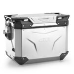 Bočni kofer GIVI TREKKER OUTBACK MONOKEY® CAM SIDE EVO SMART 48 ALU niklovani levi 48L