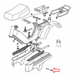 Šraf desne dekle motora Tomos A35 M6x10 mm - Slika 2