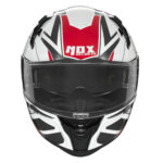 Kaciga NOX Full Face sa naočarima N303 VEKTRA belo crvena S - Slika 3