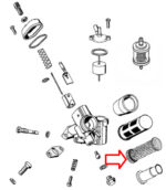 Filter vazduha Tomos APN6 papirni - Slika 3