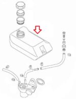 Rezervoar ulja Tomos Targa or - Slika 3