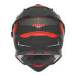 Kaciga NOX Enduro sa vizirom N312 VAPOR mat crno crvena M - Slika 3