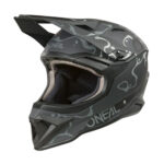 Kaciga ONEAL Cross 1SRS SPLASH crno siva