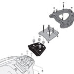Nosač centralnog kofera GIVI Piaggio MP3 300 500 Sport / Business (14-17) SR5609 - Slika 2