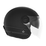 Kaciga NOX HERITAGE PREMIUM crna sa crnom kožom M