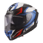 Kaciga LS2 Full Face FF817 CHALLENGER II VIPER belo plavo crvena M