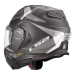Kaciga LS2 Flip Up FF901 ADVANT X CARBON HORIZON hrom siva sa naočarima XXL - Slika 3