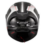 Kaciga LS2 Full Face FF805 THUNDER CARBON GP AERO RAUTE belo siva XL - Slika 4