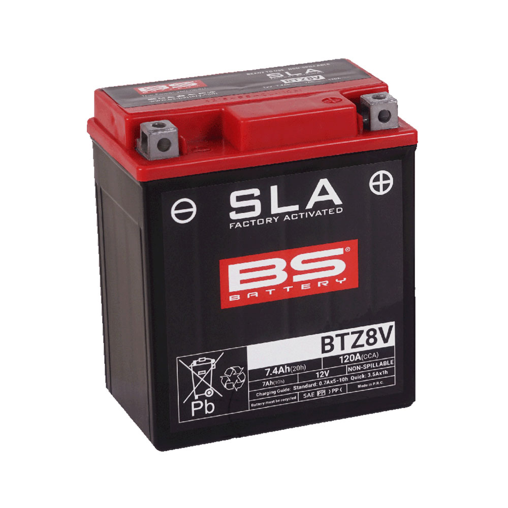 Akumulator BS 12V 7Ah BTZ8V-FA SLA desni plus (113x70x130) 120A