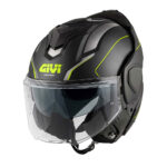 Kaciga GIVI Flip Up X36 PULSE crno titanium žuta - Slika 2