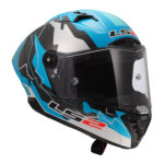 Kaciga LS2 Full Face FF805 THUNDER CARBON GP AERO REPLICA HUERTAS plavo bela M - Slika 7