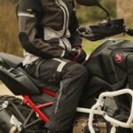 Pantalone LS2 NORWAY muške crno sive L - Slika 7
