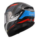 Kaciga LS2 Full Face FF811 VECTOR II CARBON SAVAGE belo plavo crvena XL - Slika 3
