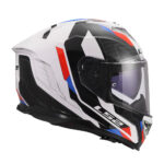 Kaciga LS2 Full Face FF818 STORM III SPORTY belo plavo crvena XL - Slika 6