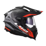 Kaciga LS2 Enduro MX701 EXPLORER HEXA crveno siva L - Slika 6