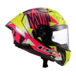 Kaciga LS2 Full Face FF805 THUNDER CARBON GP AERO REPLICA ALDEGUER žuto roza L - Slika 6