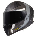 Kaciga LS2 Full Face FF811 VECTOR II CARBON GRID mat crno siva sa naočarima XL