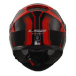 Kaciga LS2 Full Face FF800 STORM II TRACKER crno crvena sa naočarima 3XL - Slika 3