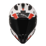 Kaciga LS2 Enduro MX702 PIONEER II HILL belo crvena XL - Slika 3