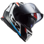 Kaciga LS2 Full Face FF800 STORM II RACER crveno plava sa naočarima XXL - Slika 5