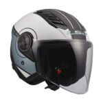 Kaciga LS2 Jet OF616 AIRFLOW II COVER sivo plava 3XL - Slika 7