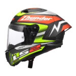 Kaciga LS2 Full Face FF805 THUNDER CARBON GP AERO REPLICA crna S - Slika 2