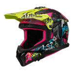 Kaciga LS2 Cross MX708 FAST II GORILLA ljubičasto žuta 3XL