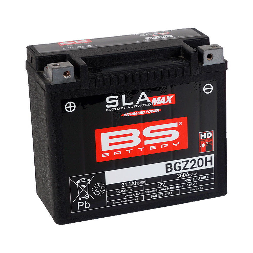 Akumulator BS 12V 20Ah SLA Max BGZ20H-FA levi (176x89x154) 360A