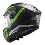 Kaciga LS2 Full Face FF805 THUNDER CARBON SUPRA mat crno zelena XL - Slika 3
