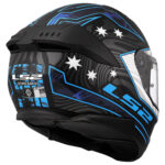Kaciga LS2 Full Face FF808 STREAM II GALDAM crno plava sa naočarima XXL - Slika 5