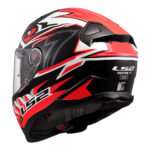 Kaciga LS2 Full Face FF811 VECTOR II BUNDRI crno crvena XS - Slika 3
