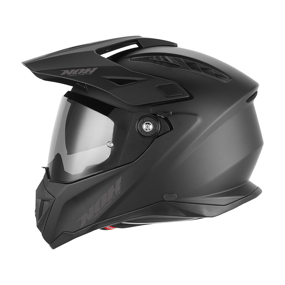 Kaciga NOX Enduro N350 sa vizirom mat crna S