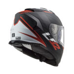 Kaciga LS2 Full Face FF800 STORM II NERVE mat crno crvena sa naočarima L - Slika 3