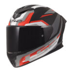 Kaciga LS2 Full Face FF820 RAPID III HYPER crno crvena L