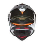 Kaciga NOX Enduro sa vizirom N312 TRACK KHAKI narandžasta 2XL - Slika 3