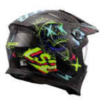Kaciga LS2 Jet OF606 DRIFTER RAYZ crno plava L - Slika 5